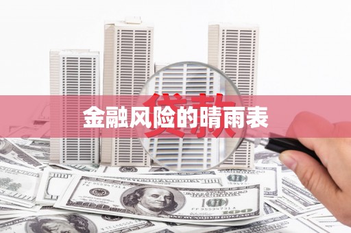 蓝山金融风险的晴雨表