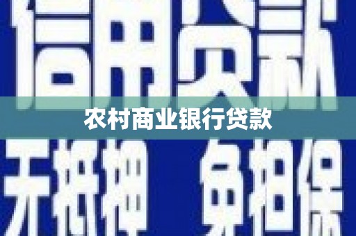 蓝山农村商业银行贷款