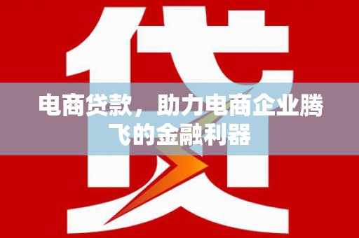 蓝山电商贷款，助力电商企业腾飞的金融利器