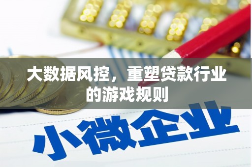 蓝山大数据风控，重塑贷款行业的游戏规则