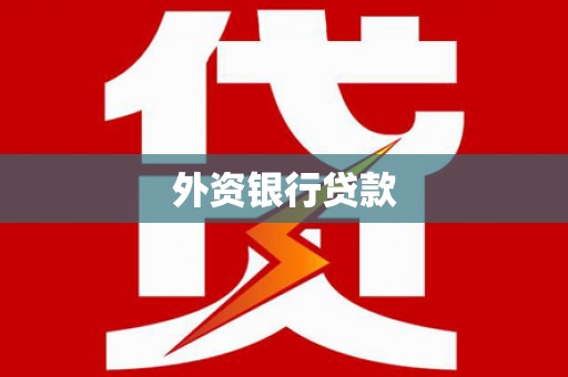 蓝山外资银行贷款