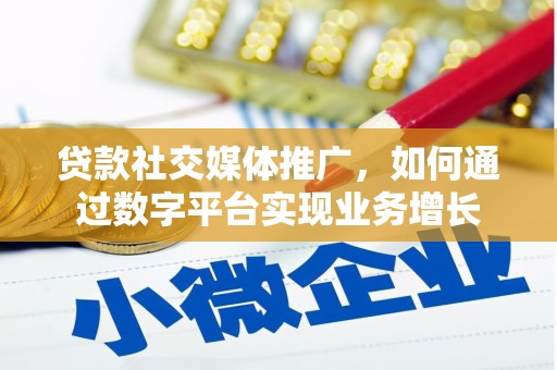 蓝山贷款社交媒体推广，如何通过数字平台实现业务增长