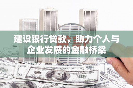 蓝山建设银行贷款，助力个人与企业发展的金融桥梁