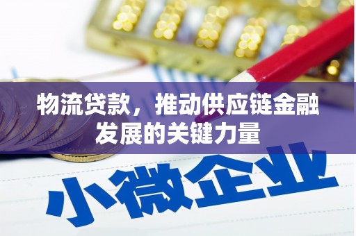 蓝山物流贷款，推动供应链金融发展的关键力量