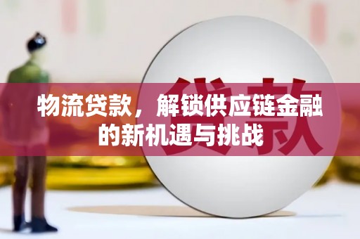 蓝山物流贷款，解锁供应链金融的新机遇与挑战