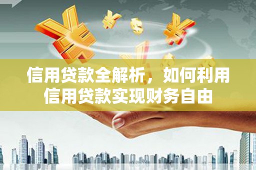蓝山信用贷款全解析，如何利用信用贷款实现财务自由