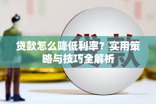 蓝山贷款怎么降低利率？实用策略与技巧全解析