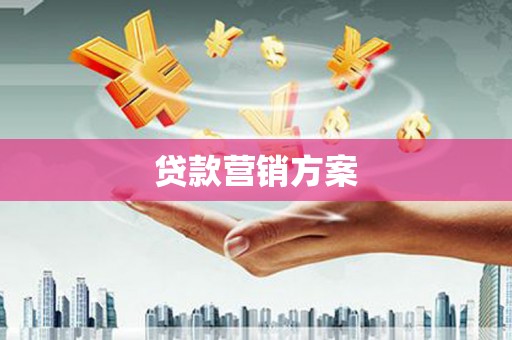 蓝山贷款营销方案